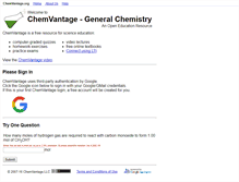 Tablet Screenshot of chemvantage.org